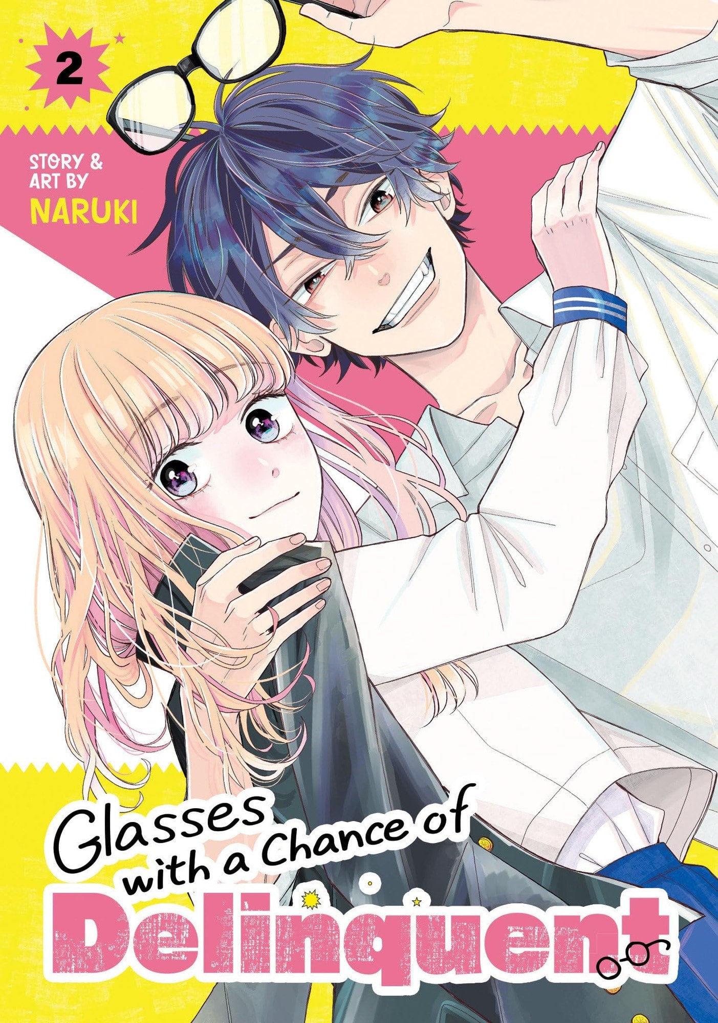 Glasses with a Chance of Delinquent Vol. 2 by Naruki - USED