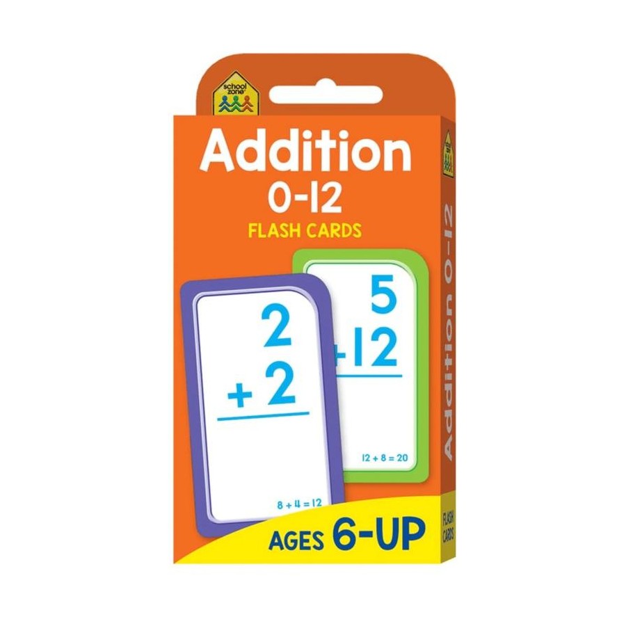 School Zone Addition 012 Flash Cards by Hinkler Pty Ltd