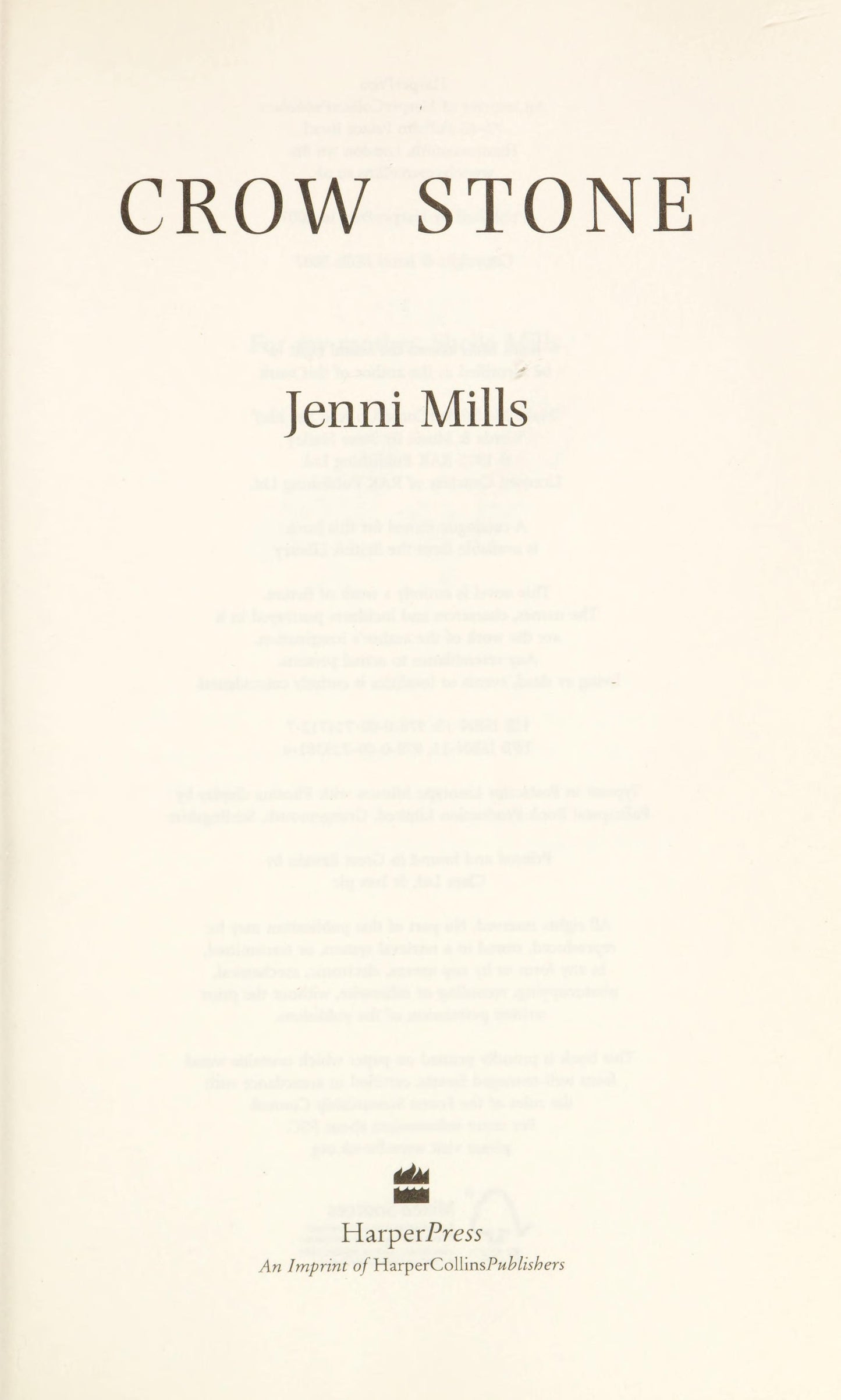 Crow Stone by Jenni Mills - USED-USED-The Book Connection-Used Book