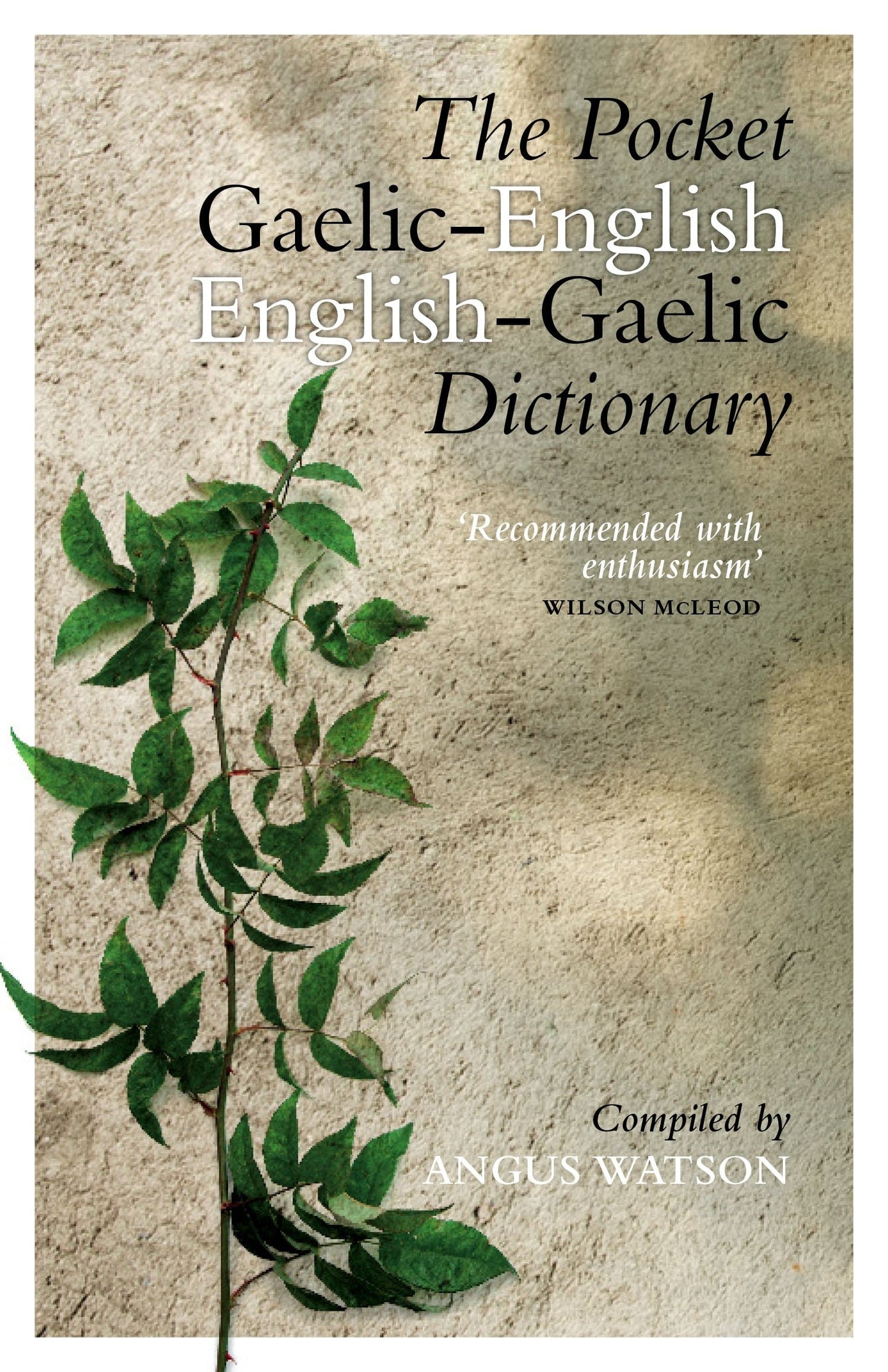 The Pocket Gaelic-English English-Gaelic Dictionary by Angus Watson - USED