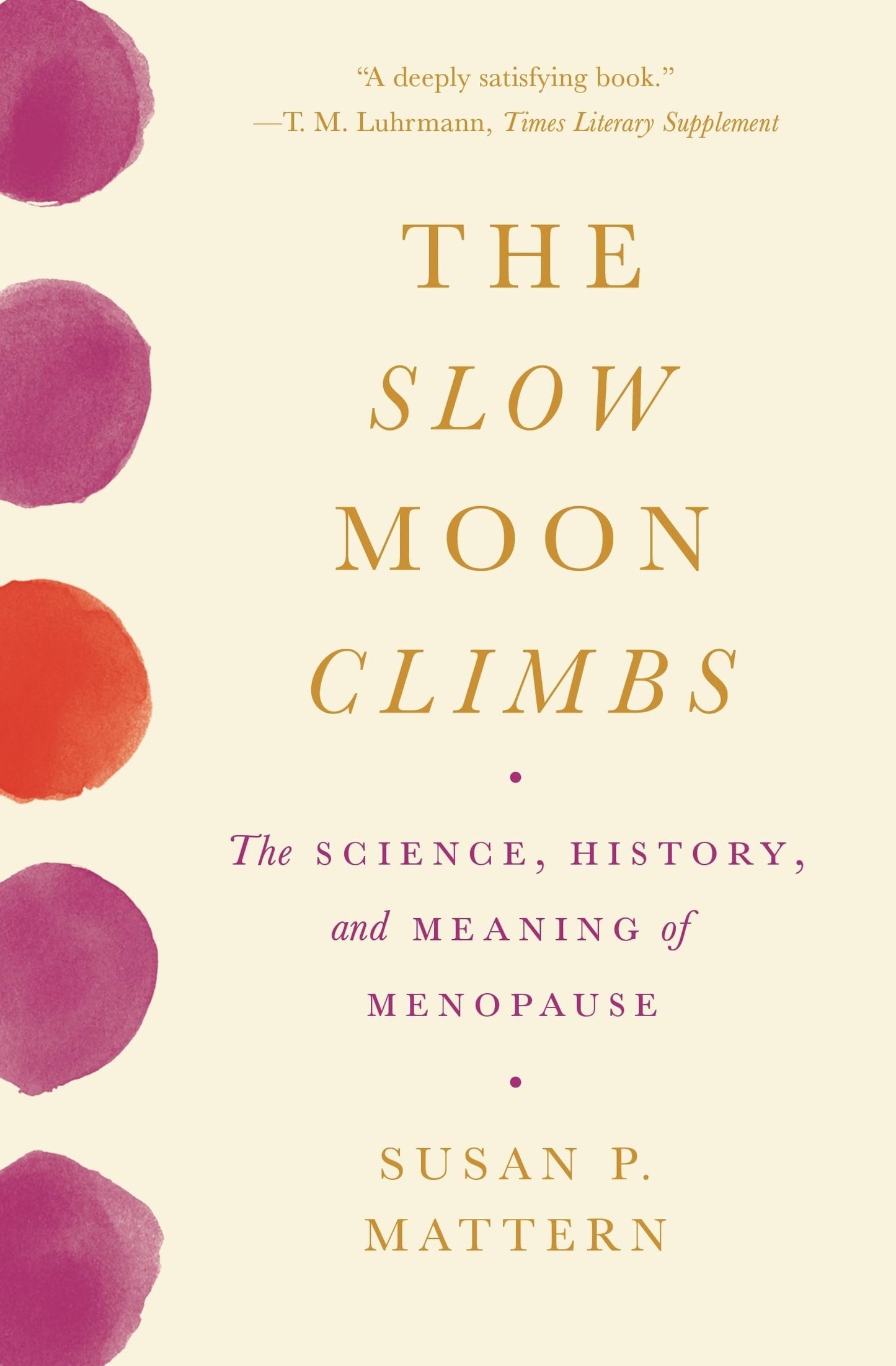 The Slow Moon Climbs The Science, History, and Meaning of Menopause by Susan Mattern
