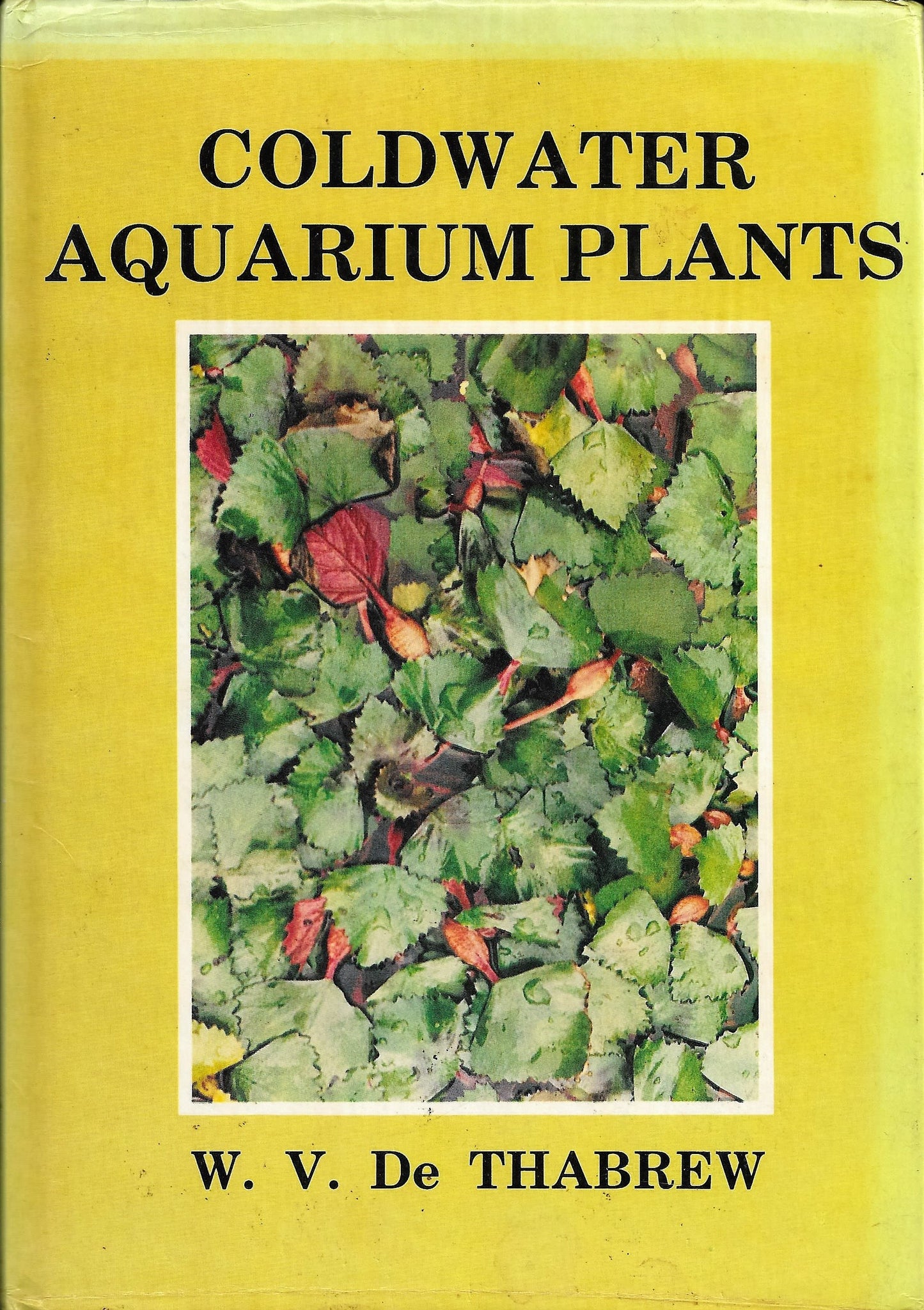Coldwater Aquarium Plants by W. Vivian De Thabrew