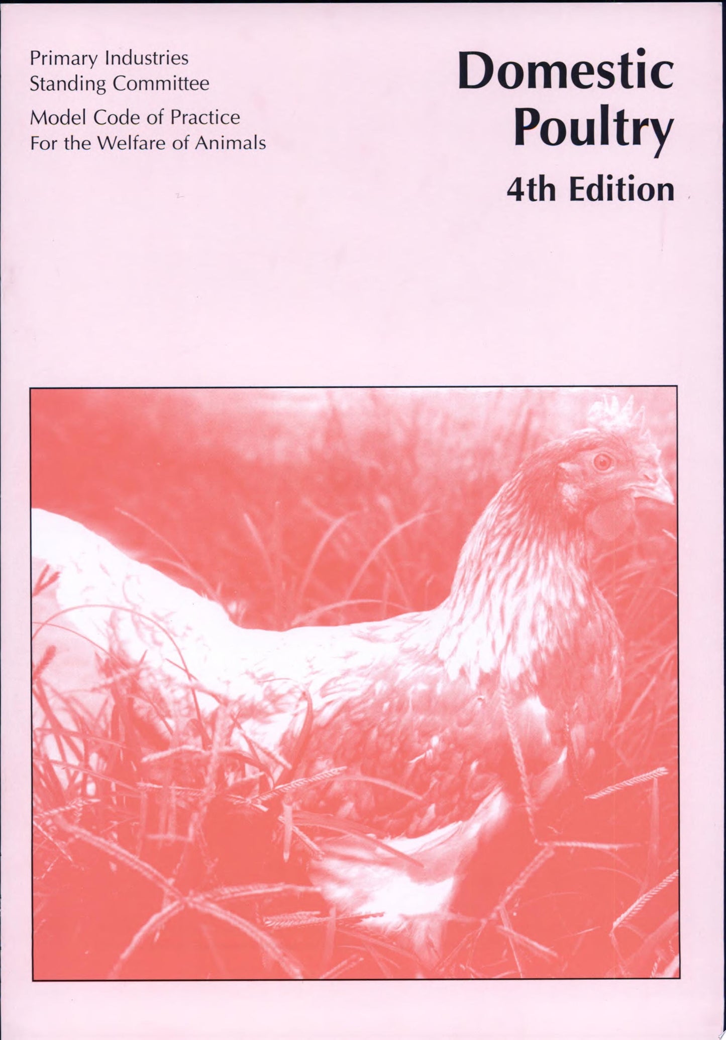 Model Code of Practice for the Welfare of Animals Domestic Poultry by Pisc