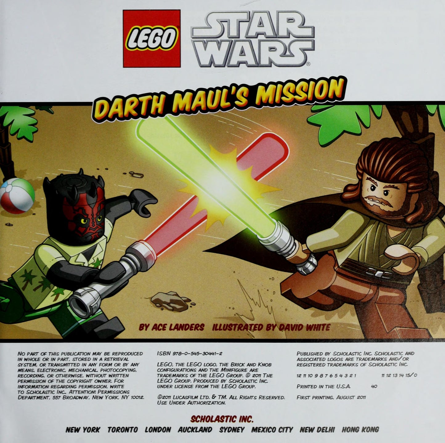 Darth Maul's Mission by Ace Landers - USED