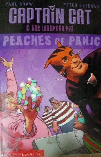 Captain Cat and the Umbrella Kid in Peaches of Panic by Paul J. Shaw