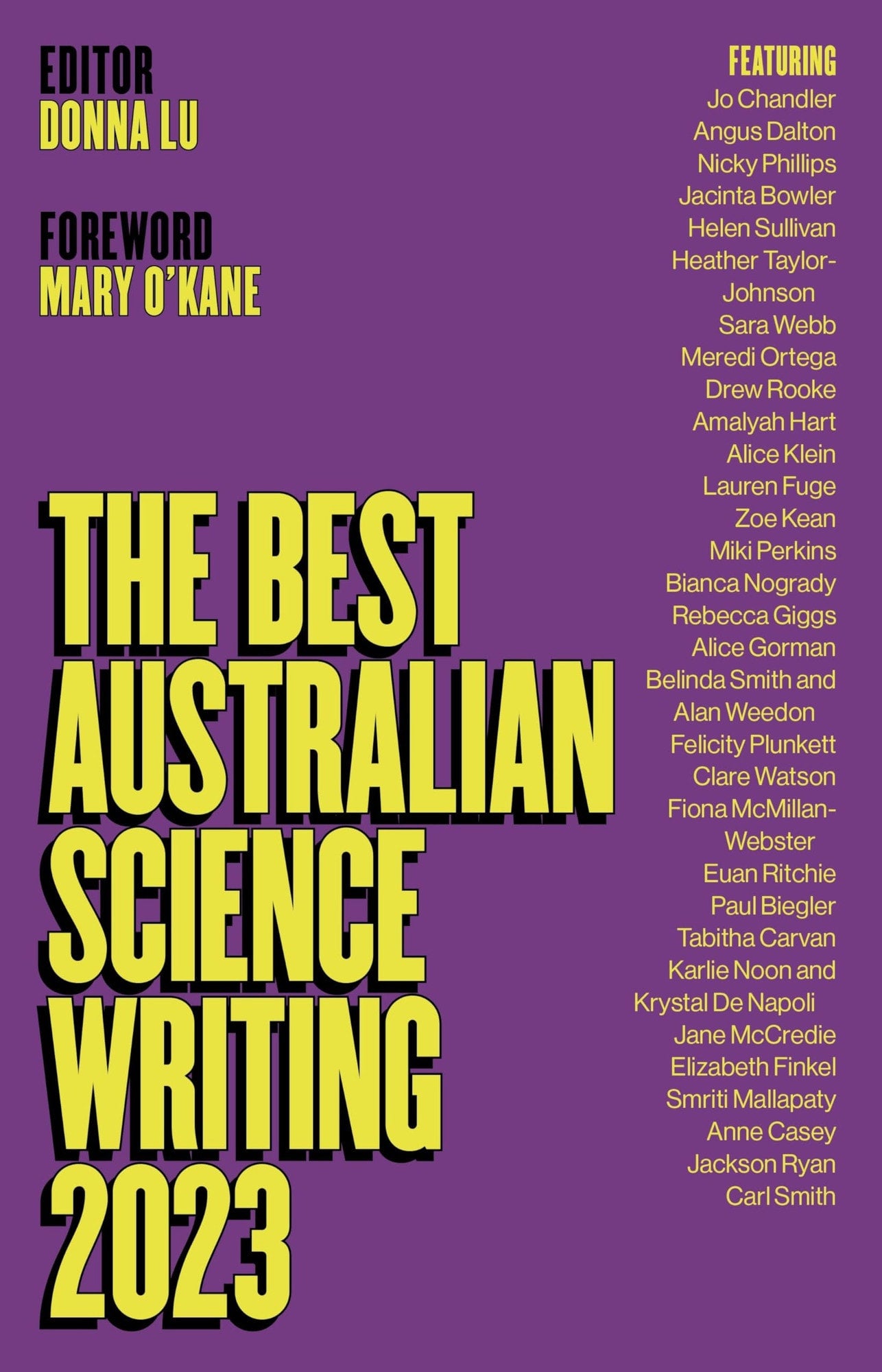 The Best Australian Science Writing 2023 by Donna Lu - USED