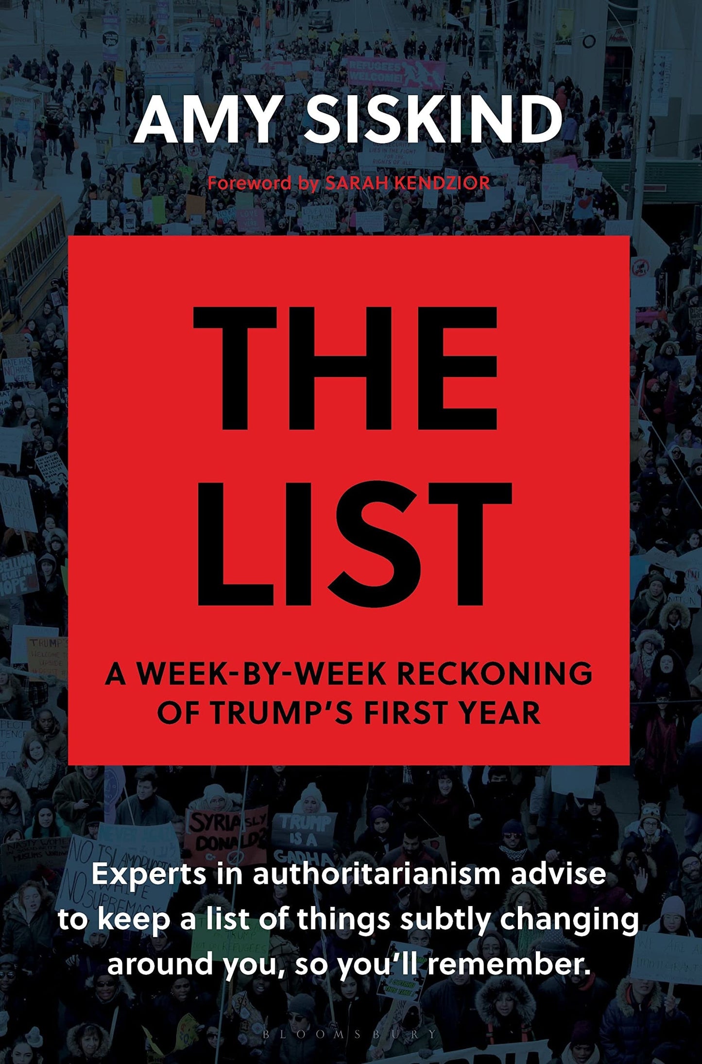 The List: A Week-by-Week Reckoning of Trump’s First Year by Amy Siskind