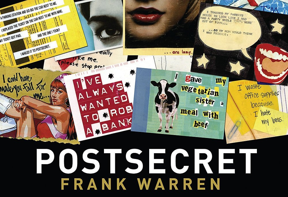 PostSecret Extraordinary Confessions from Ordinary Lives by Frank C. Warren - USED