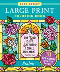 Psalms Large Print Coloring Book - Psalms