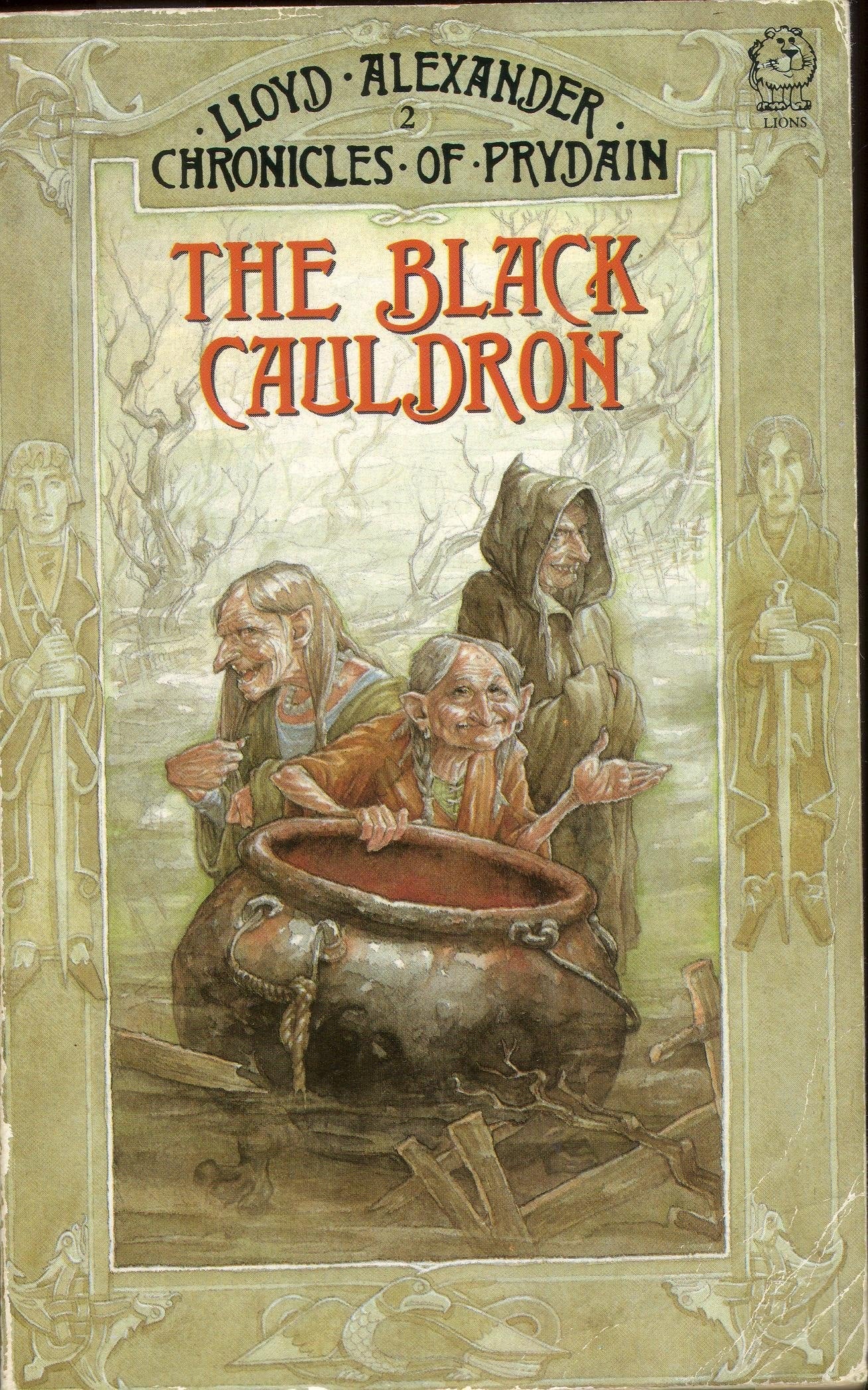 The Black Cauldron by Lloyd Alexander Fontana Lions