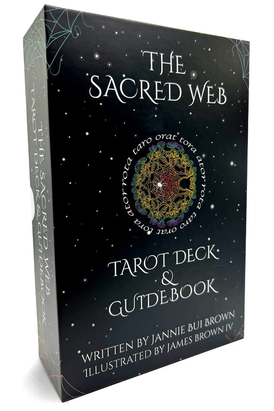 The Sacred Web Tarot Deck & Guidebook by Jannie Bui Brown