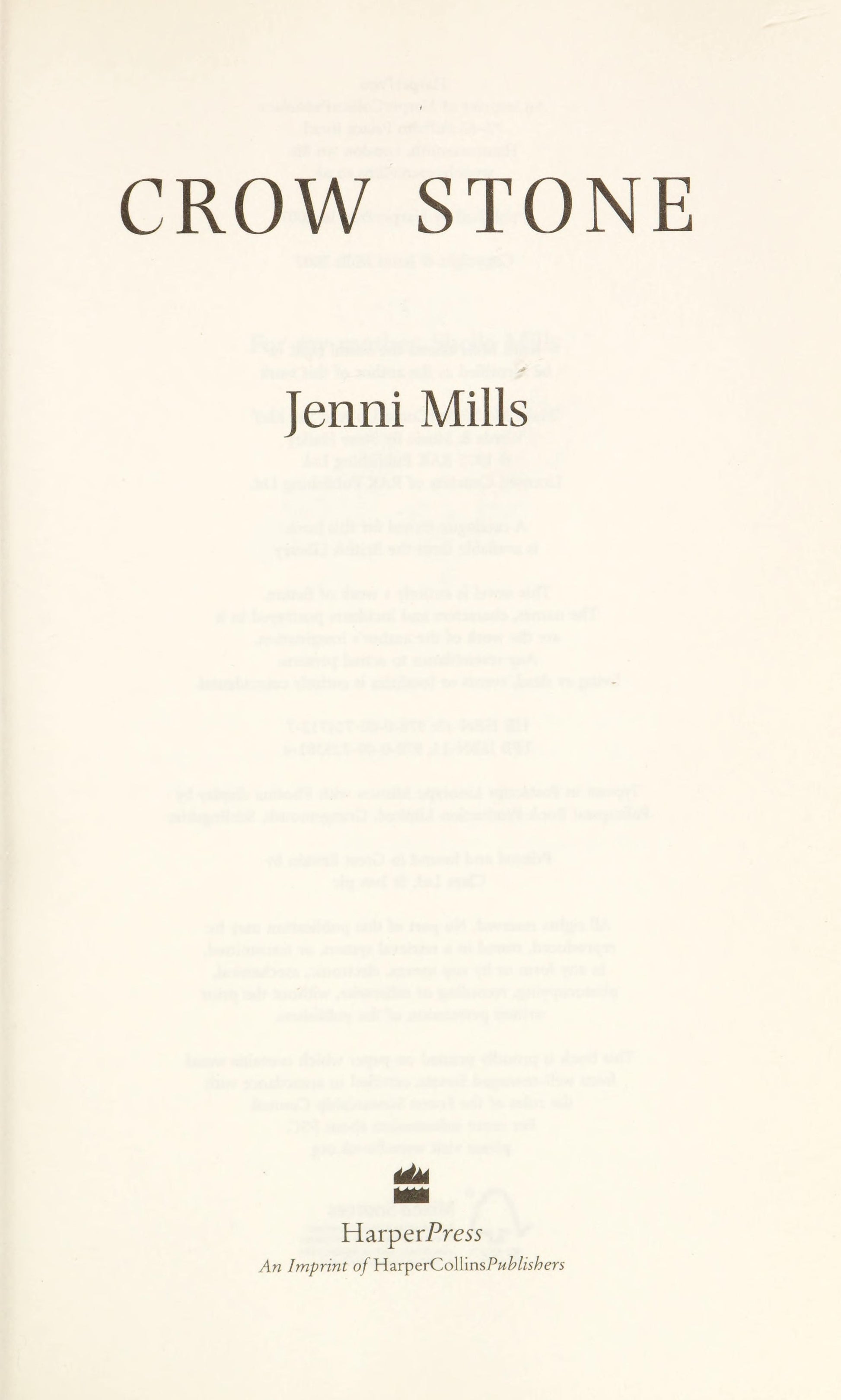 Crow Stone by Jenni Mills - USED-USED-The Book Connection-Used Book