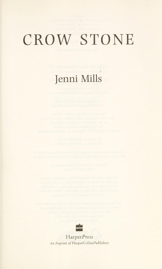 Crow Stone by Jenni Mills - USED-USED-The Book Connection-Used Book