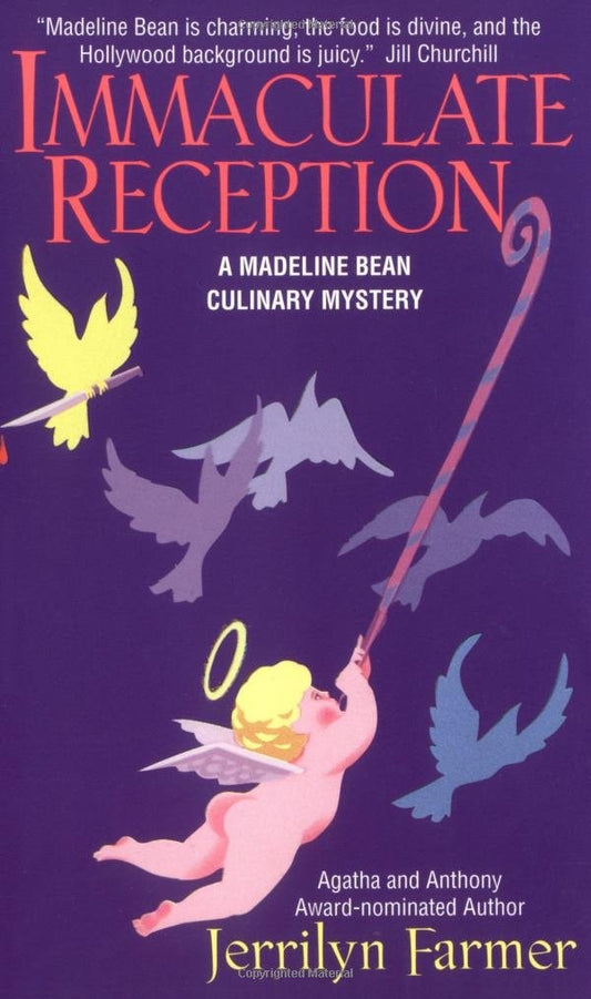 Immaculate Reception A Madeline Bean Catering Mystery by Jerrilyn Farmer - USED HarperCollins