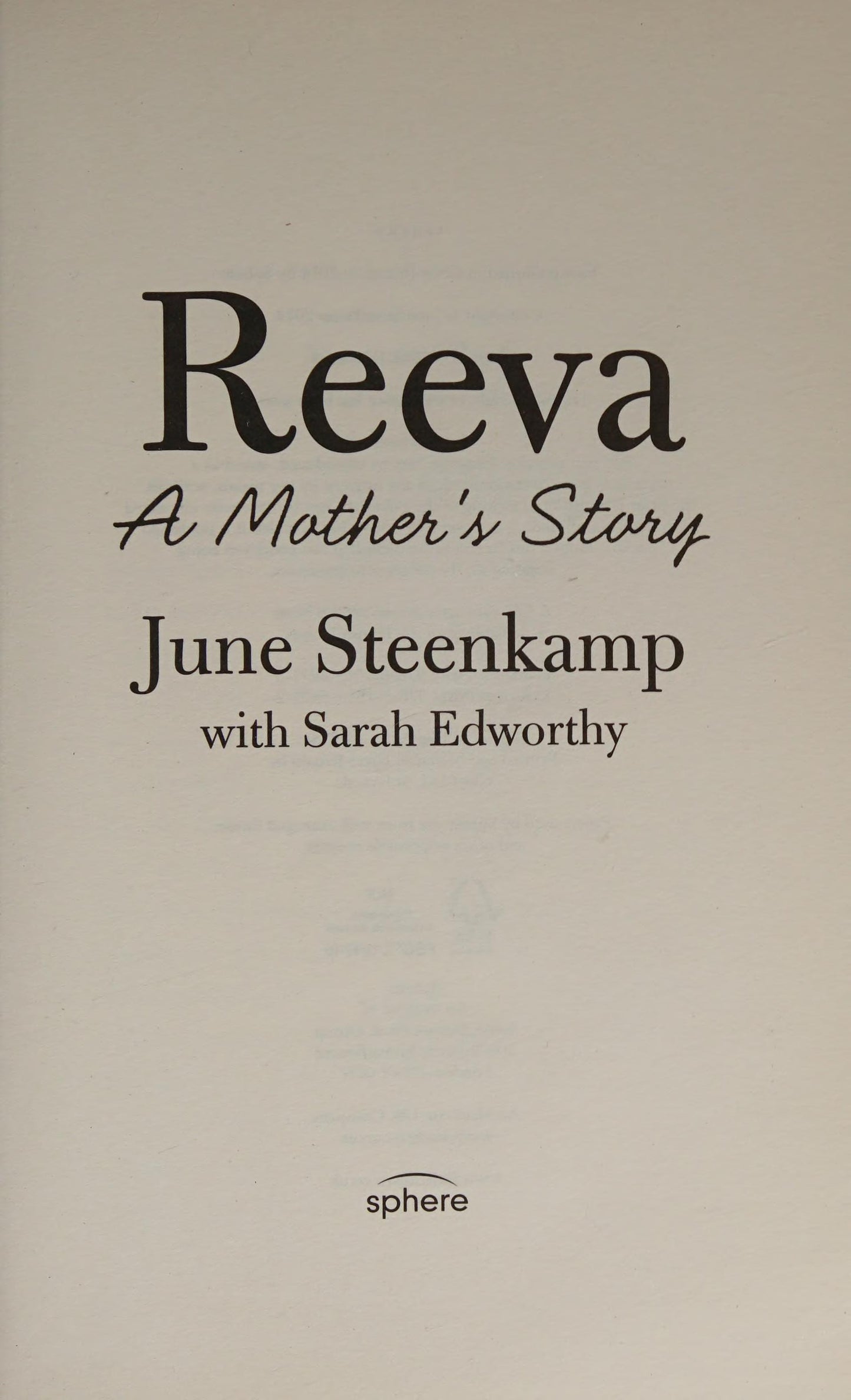 Reeva by June Steenkamp - USED