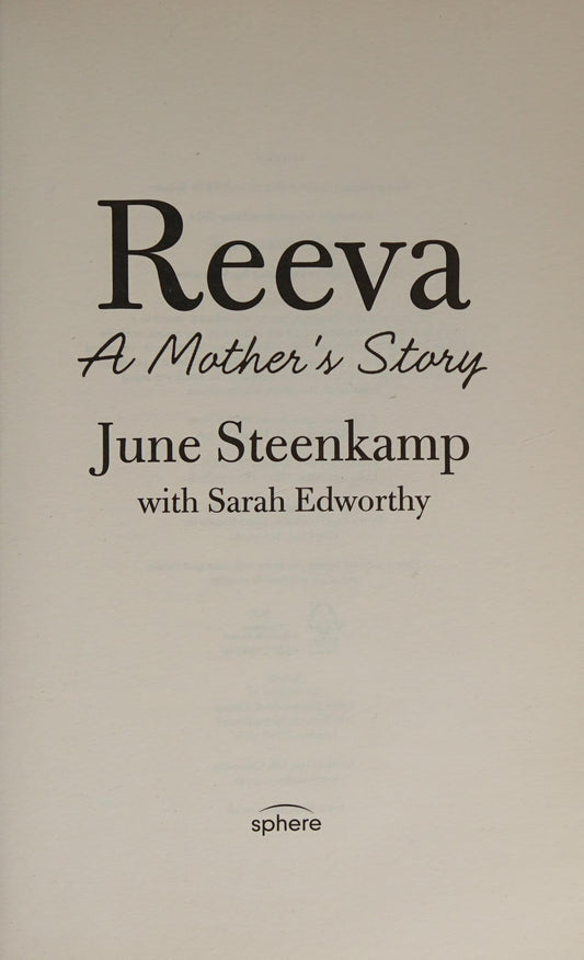 Reeva by June Steenkamp - USED - USED - Little, Brown
