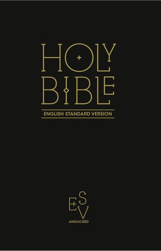 The Holy Bible: English Standard Version, containing the Old and New Testaments : gift and award Bible (navy) by Collins Anglicised Esv Bibles - NEW - Collins