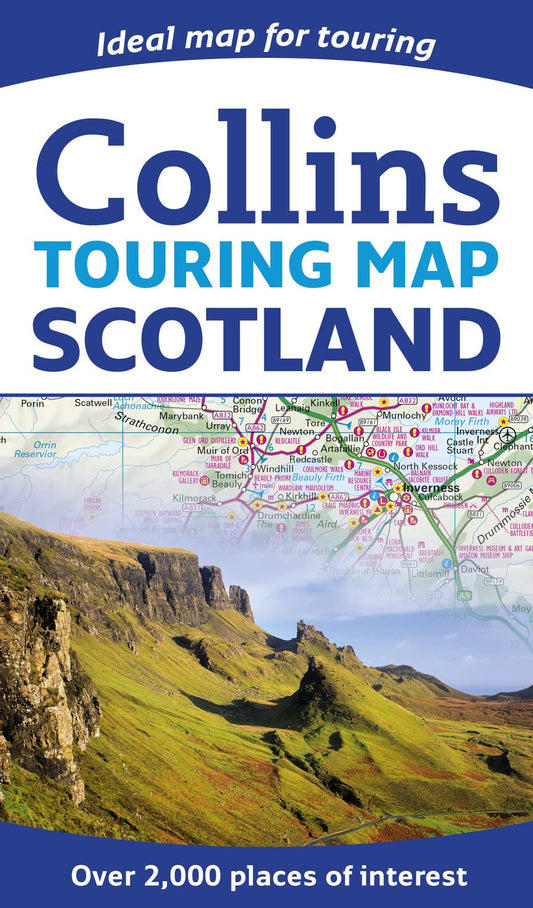 Collins Touring Map Scotland by Collins Uk - USED