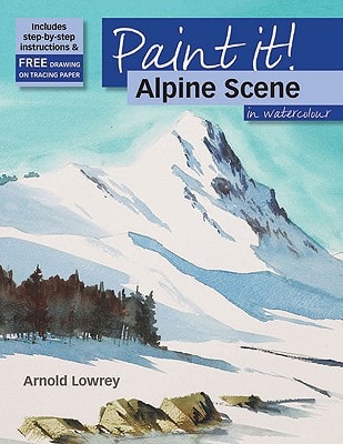 Alpine Scene in Watercolour by Arnold Lowrey