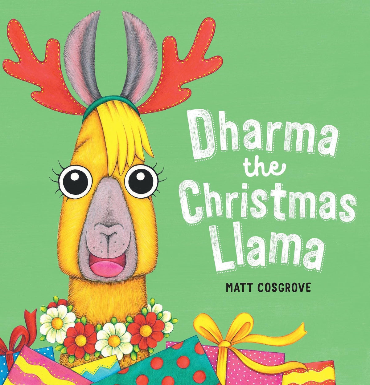 Dharma the Christmas Llama by Matt Cosgrove