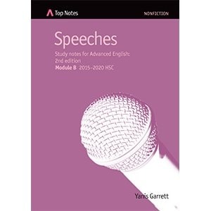 Speeches Study Notes for Advanced English: Module B 2015-2020 HSC by Yanis Garrett