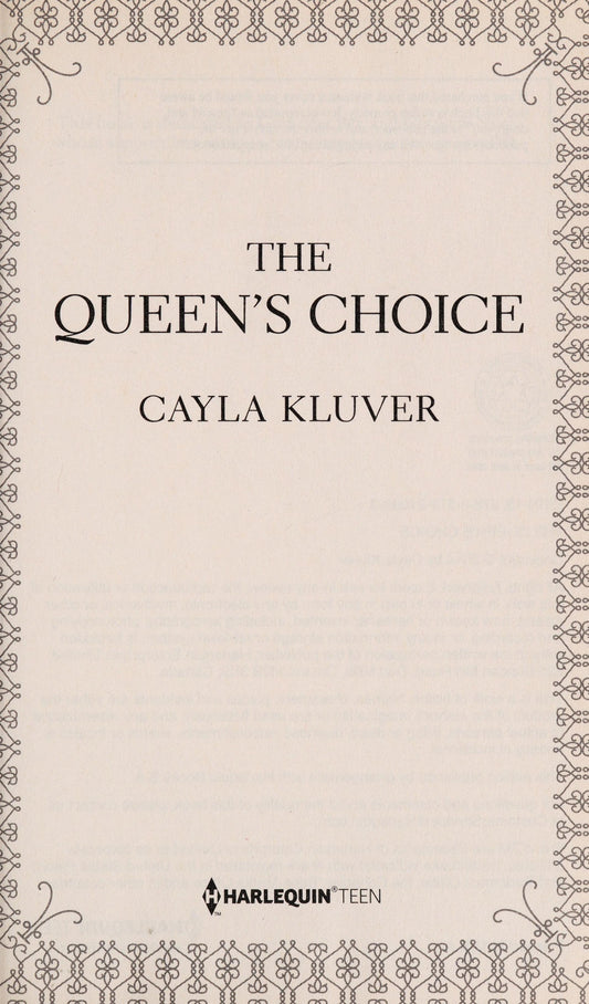 The Queen's Choice by Cayla Kluver