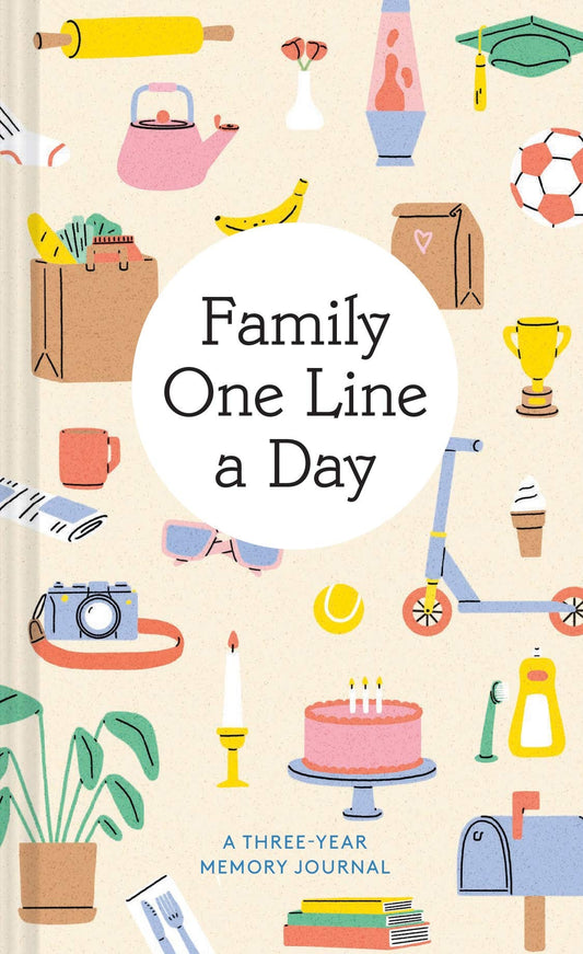 Family One Line a Day A Three-Year Memory Journal by Books Chronicle Abrams & Chronicle Books