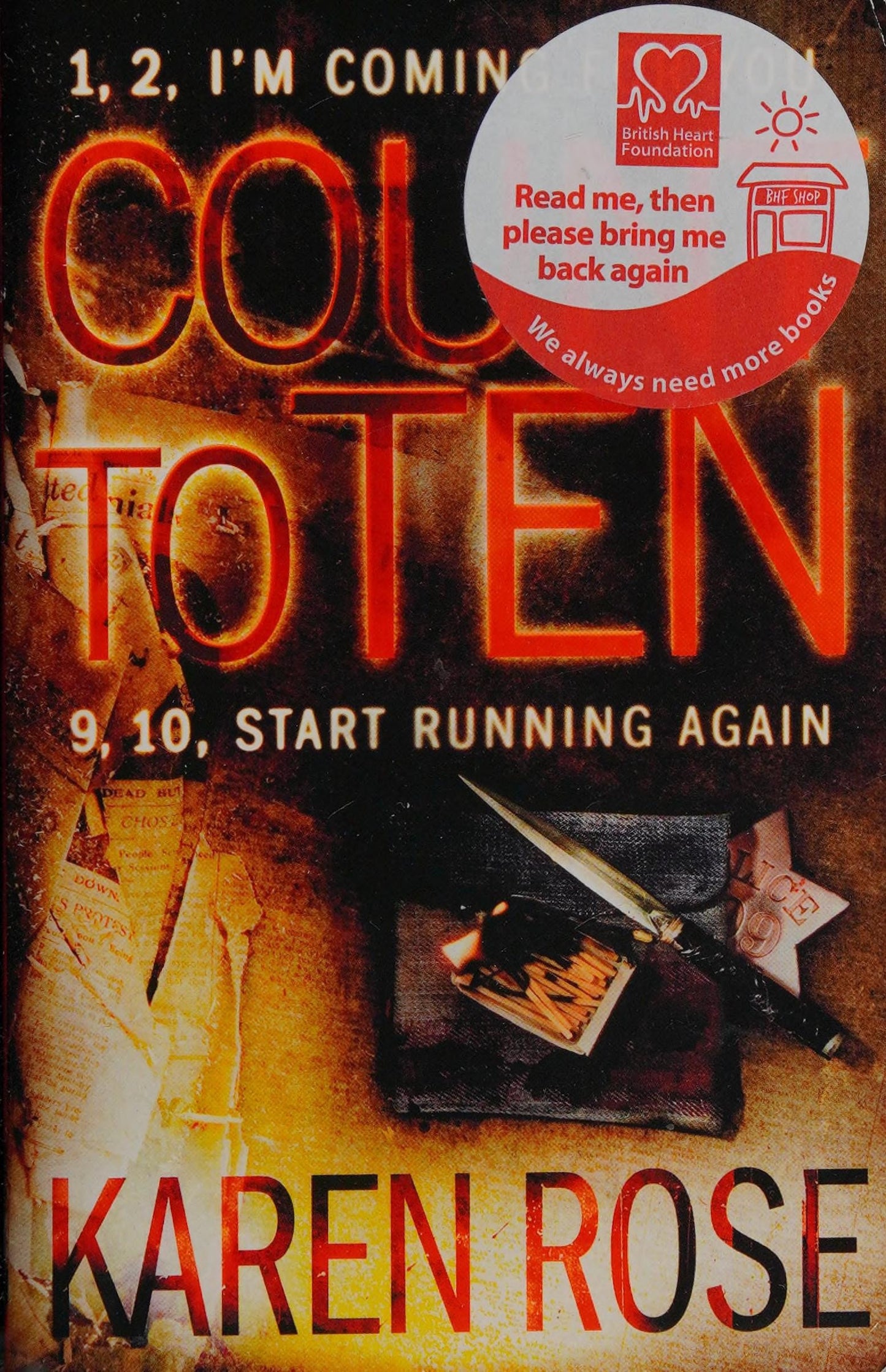 Count to Ten by Karen Rose - USED