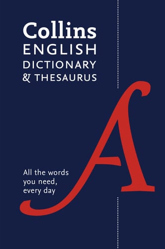 Collins English dictionary & thesaurus by Collins Dictionaries - NEW - Collins
