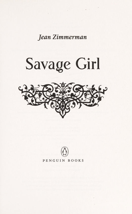 Savage Girl by Jean Zimmerman