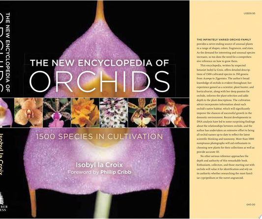 The New Encyclopedia of Orchids 1500 Species in Cultivation by I. F. La Croix - USED