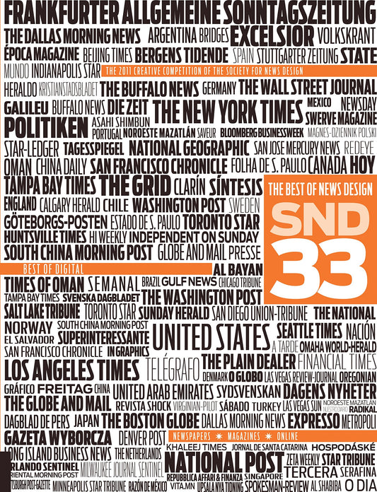 The Best of News Design 33rd Edition by Society for News Design