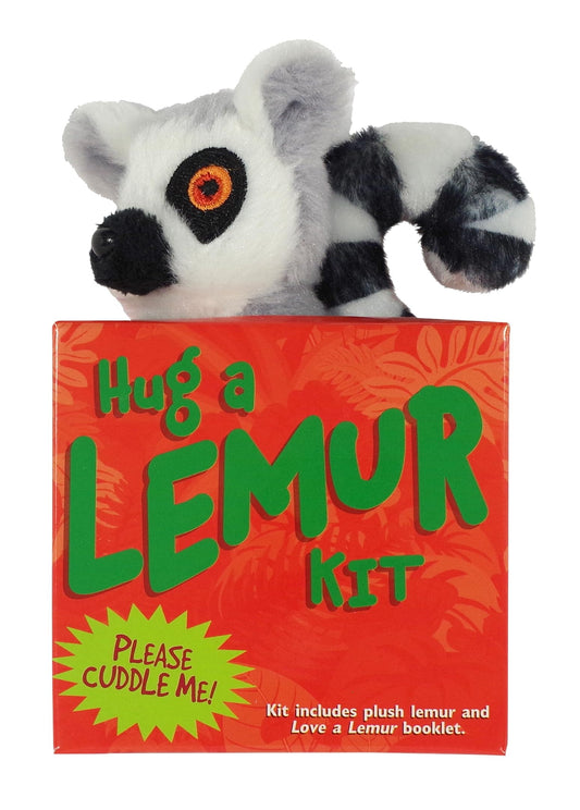 Hug a Lemur Kit (book with plush) by Peter Pauper Press