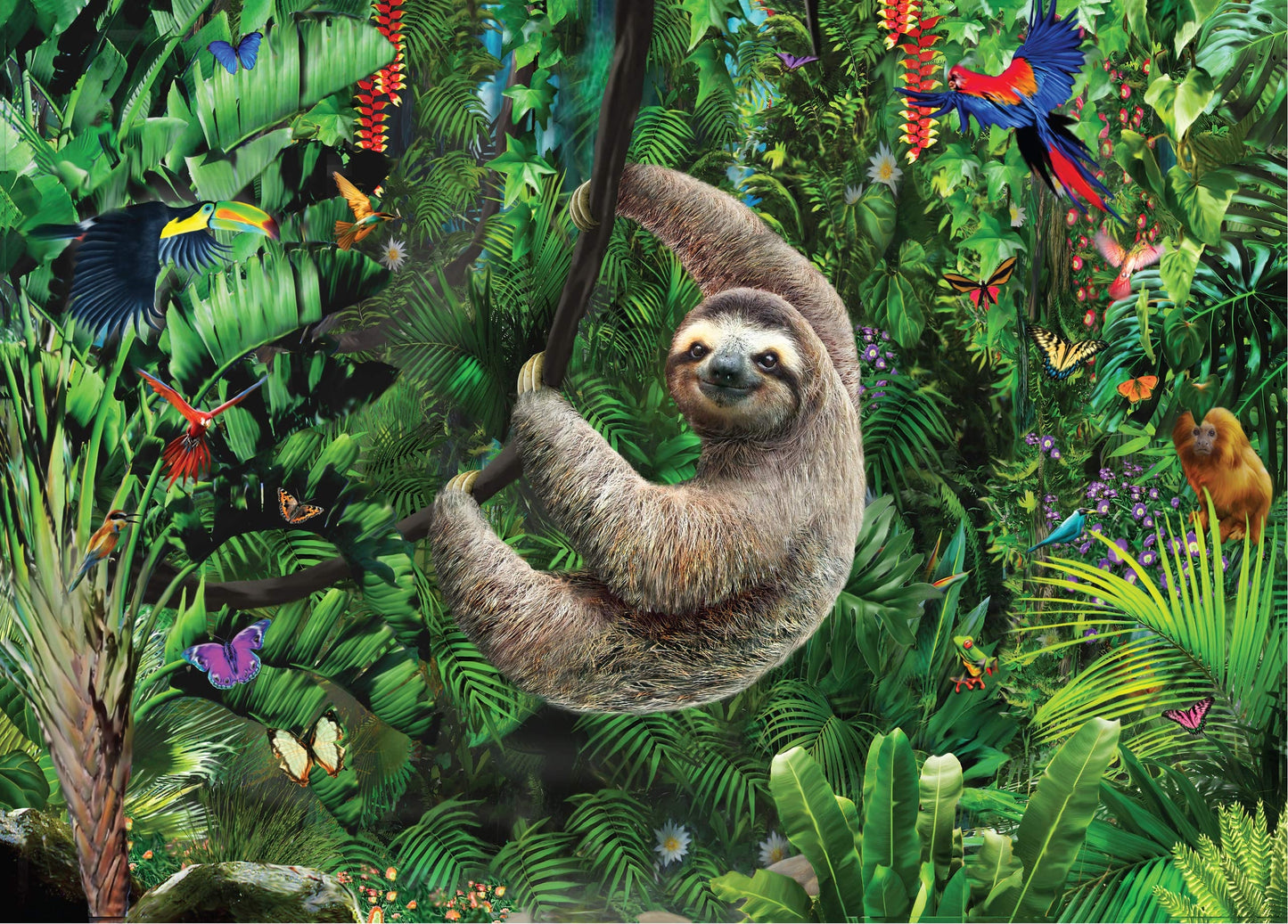 Peter Pauper Press Sloth 1000 Piece Jigsaw Puzzle by Inc. Peter Pauper Press