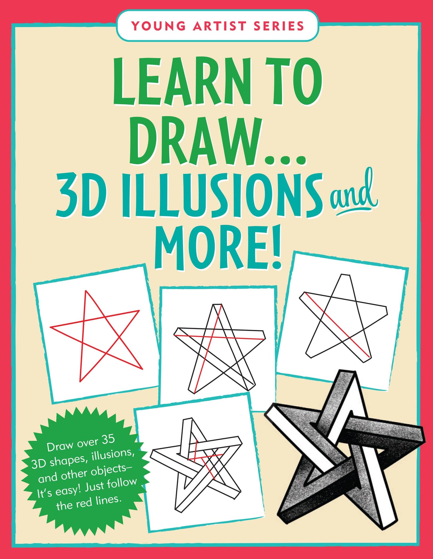 Learn to Draw... 3D Illusions and More (Easy Step-By-Step Drawing Guide) by Peter Pauper Press Inc