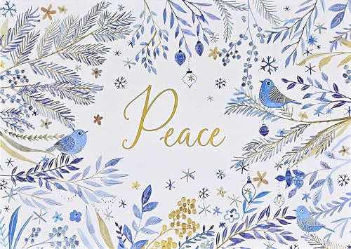 Winter's Song Deluxe Boxed Holiday Cards (20 Cards, 21 Self-Sealing Envelopes) by Peter Pauper Press