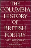The Columbia History of British Poetry by Carl Woodring,James Shapiro,Carl Middleman - USED