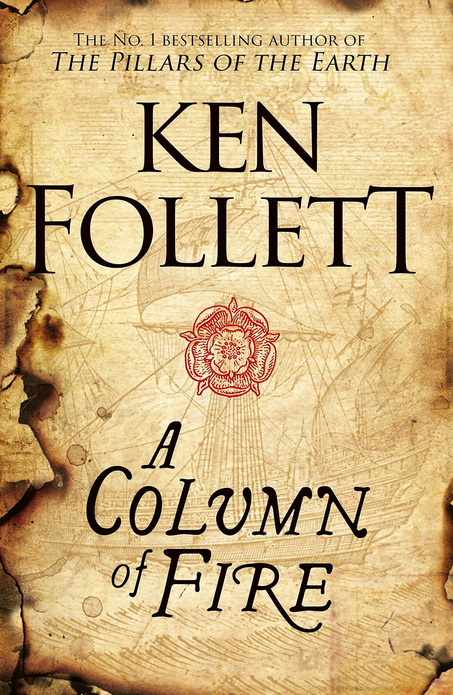 A Column of Fire by Ken Follett - USED