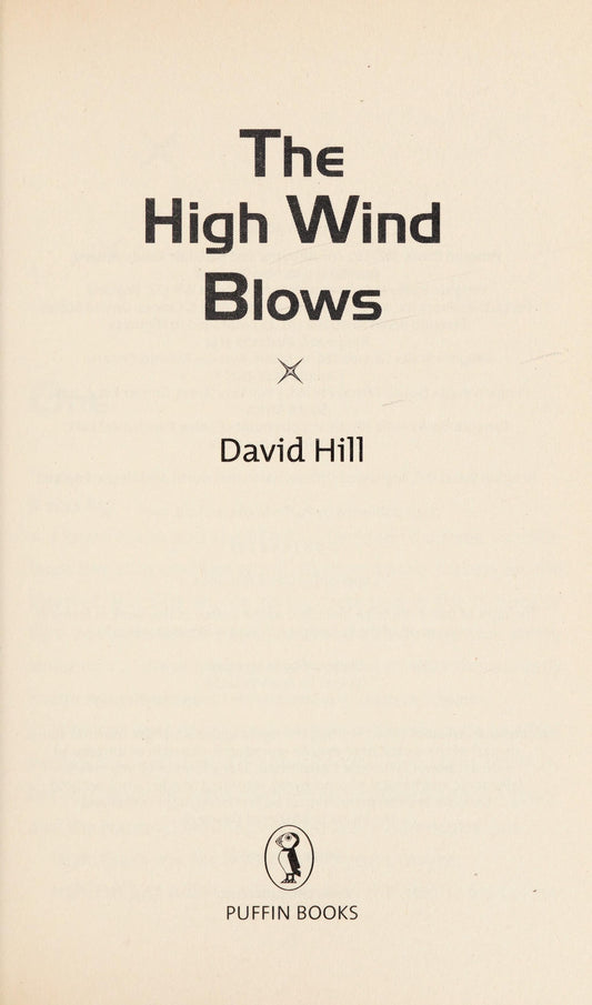 The High Wind Blows by David Hill