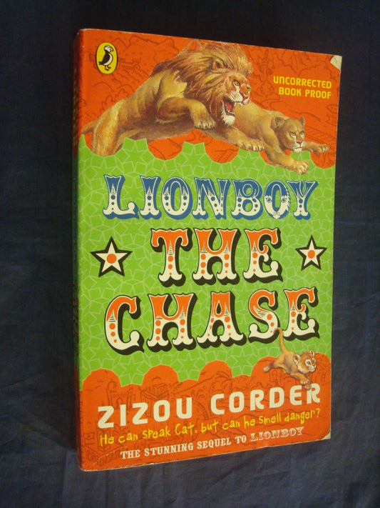 Lionboy The Chase by Zizou Corder - USED