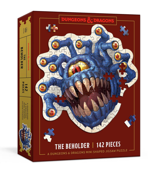 Dungeons and Dragons Mini Shaped Jigsaw Puzzle: the Beholder Edition 142 - Piece Collectible Puzzle for All Ages by Official Dungeons & Dragons Licensed - NEW - Potter/Ten Speed/Harmony/Rodale