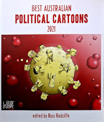 Best Australian Political Cartoons 2021 - SECOND HAND COPY - USED