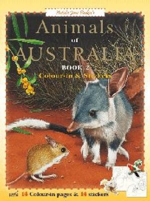 Animals of Australia Colour-In & Stickers (#2)